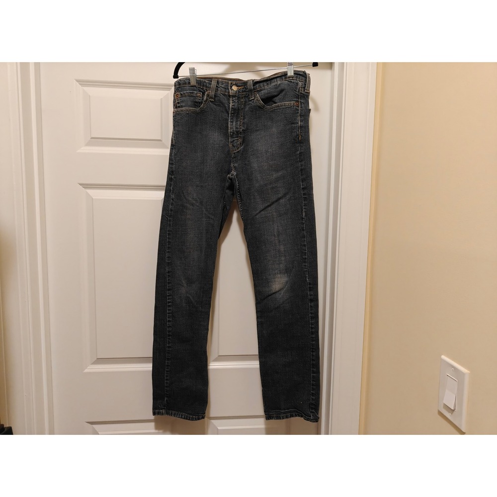 Signature by Levi Strauss & Co S51 Mens Straight Leg Dark Wash Jeans W32‎ L34